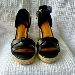 Wedge Espadrilles worn ONCE in excellent condition.